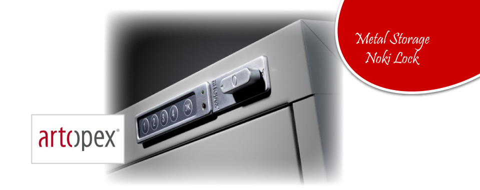 Artopex Metal Storage - Noki Lock